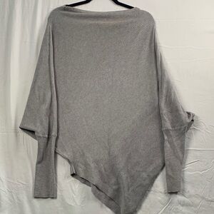 Olivaceous | M WOMEN'S LONG SLEEVE ASYMETRICAL SWEATER | GREY 135773  JT56-18